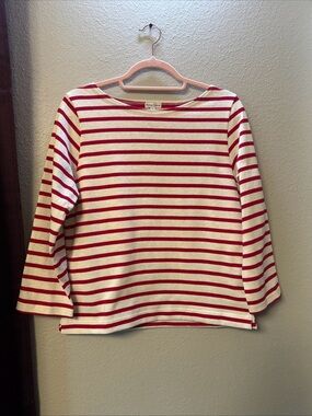 Roue Libre French Striped sailing Shirt Size Large
